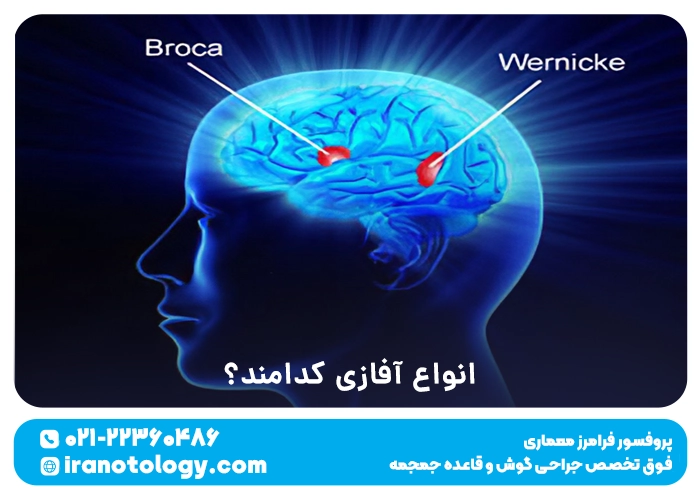 انواع آفازی کدامند؟