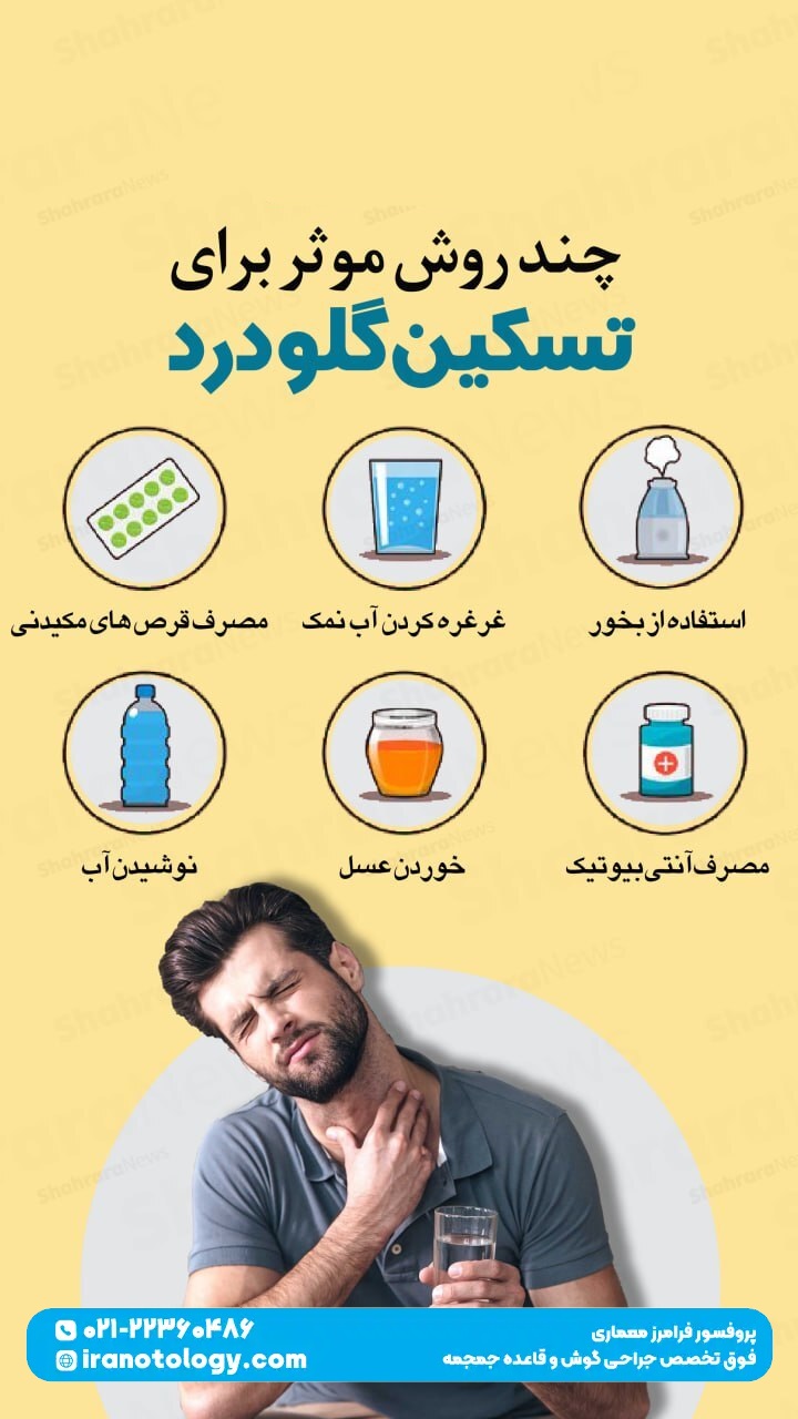 درمان گلودرد